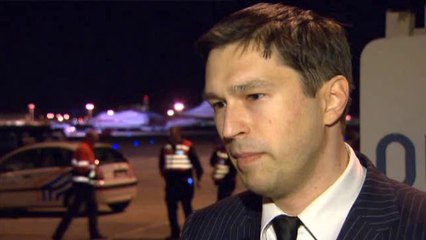 Rapatriement des premières victimes de l'accident de Ranst
