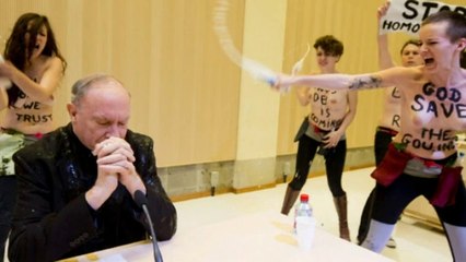 Les Femen expliquent leur action contre Monseigneur Léonard