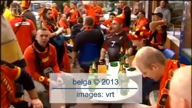 2.200 supporters belges à Zagreb