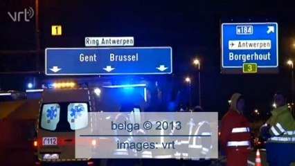 Accident mortel sur le ring d'Anvers