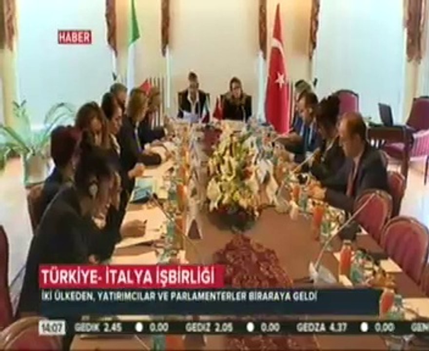 15 Ekim 2014, TRT Haber, Türkiye-İtalya İşbirliği Protokolü Çalışma Grubu 6. Semineri
