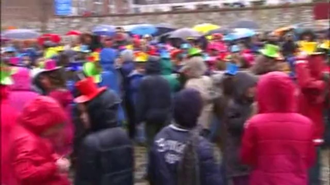 Tambours pour la paix à Huy