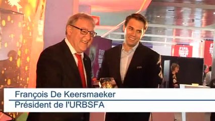 Le trophée de la Coupe du Monde de football est en Belgique!