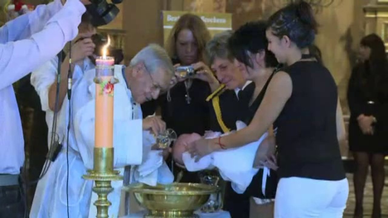 La fille d'un couple de lesbiennes baptisée en Argentine