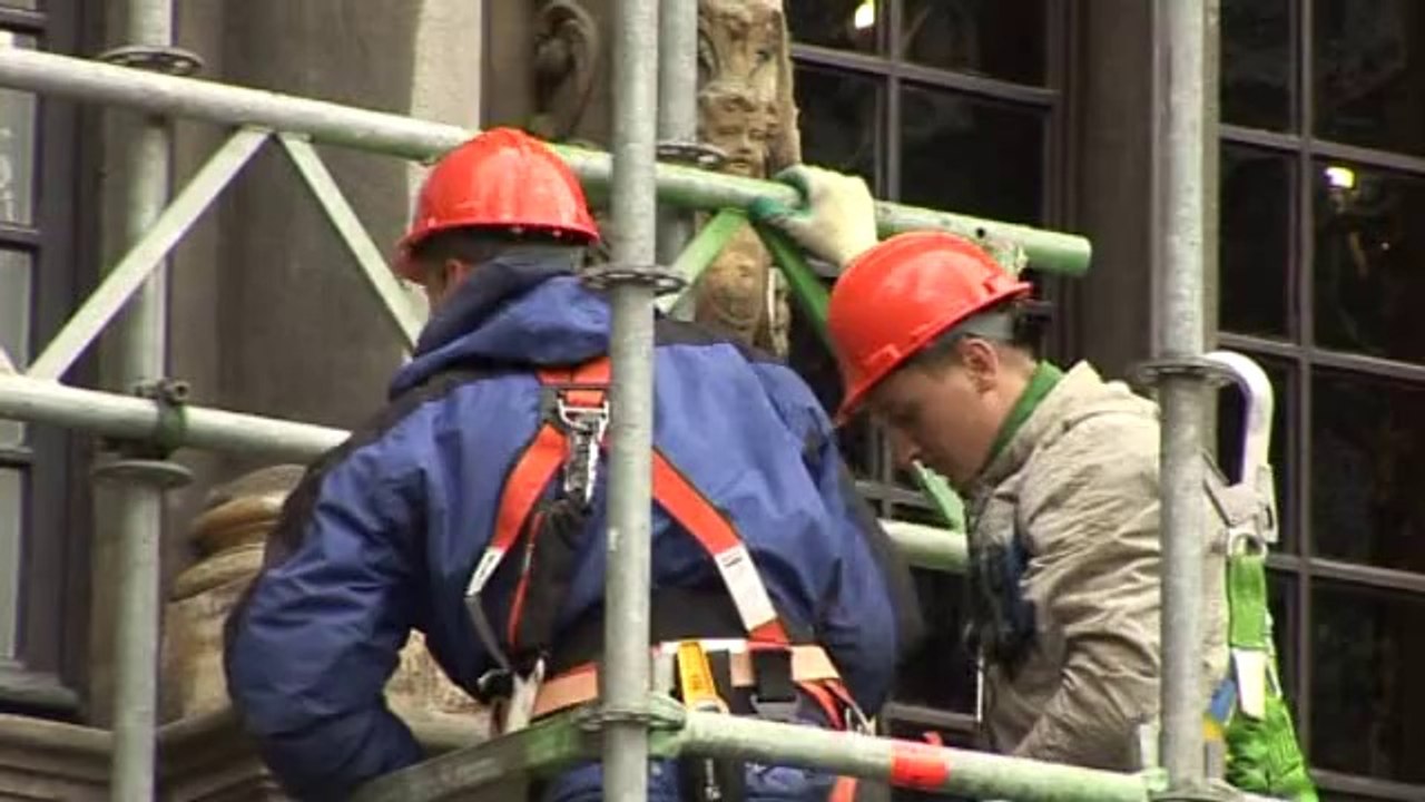 Grands travaux de restauration à la Grand-Place de Bruxelles