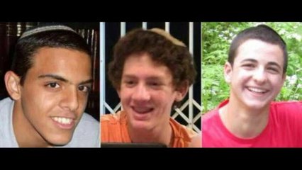 Découverte des corps des trois jeunes israéliens enlevés