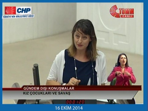 ŞAFAK PAVEY TBMM GENEL KURULU 16/10/2014