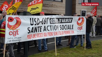 Saint-Brieuc. Loi santé : la CGT a mobilisé 300 personnes
