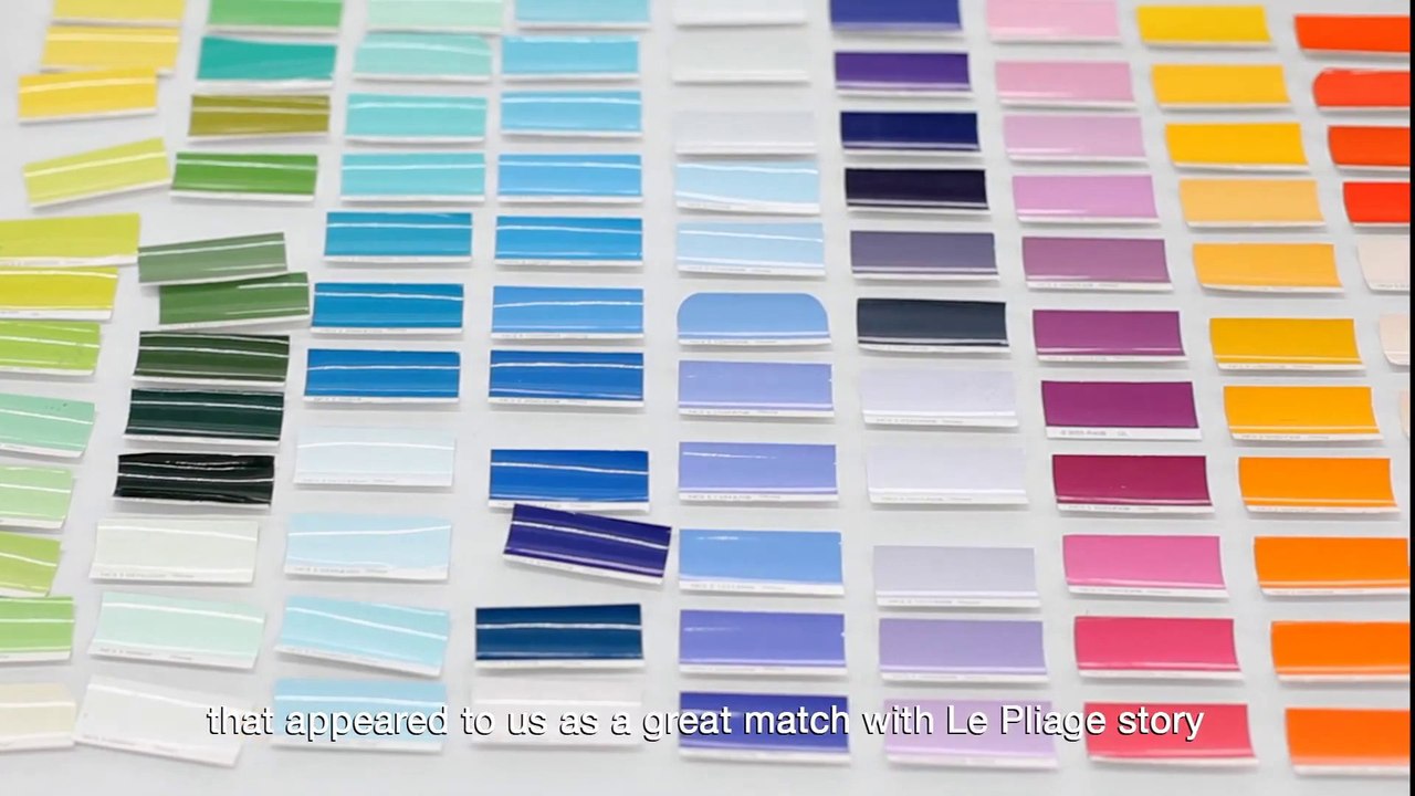 Sarah Morris revisite Le Pliage de Longchamp