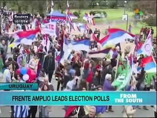 Uruguay's Broad Front Candidate Vazquez ahead in polls with 41%