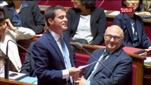 Manuel Valls blague aux questions d’actualité au gouvernement au Sénat