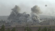 ABD Kobani'de Işid'in Sınıra Yakın Mevzilerini Vurdu