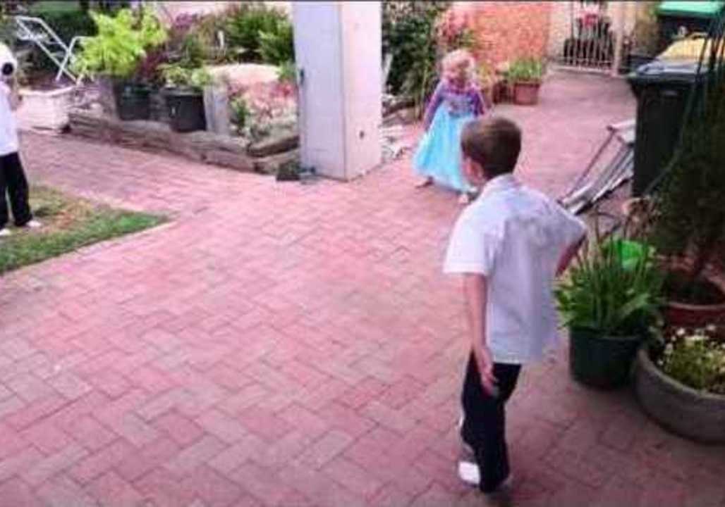 Boy Gets Football to the Forehead in Glorious Slow Motion