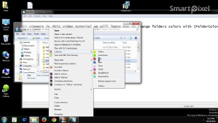 how to change folders colors