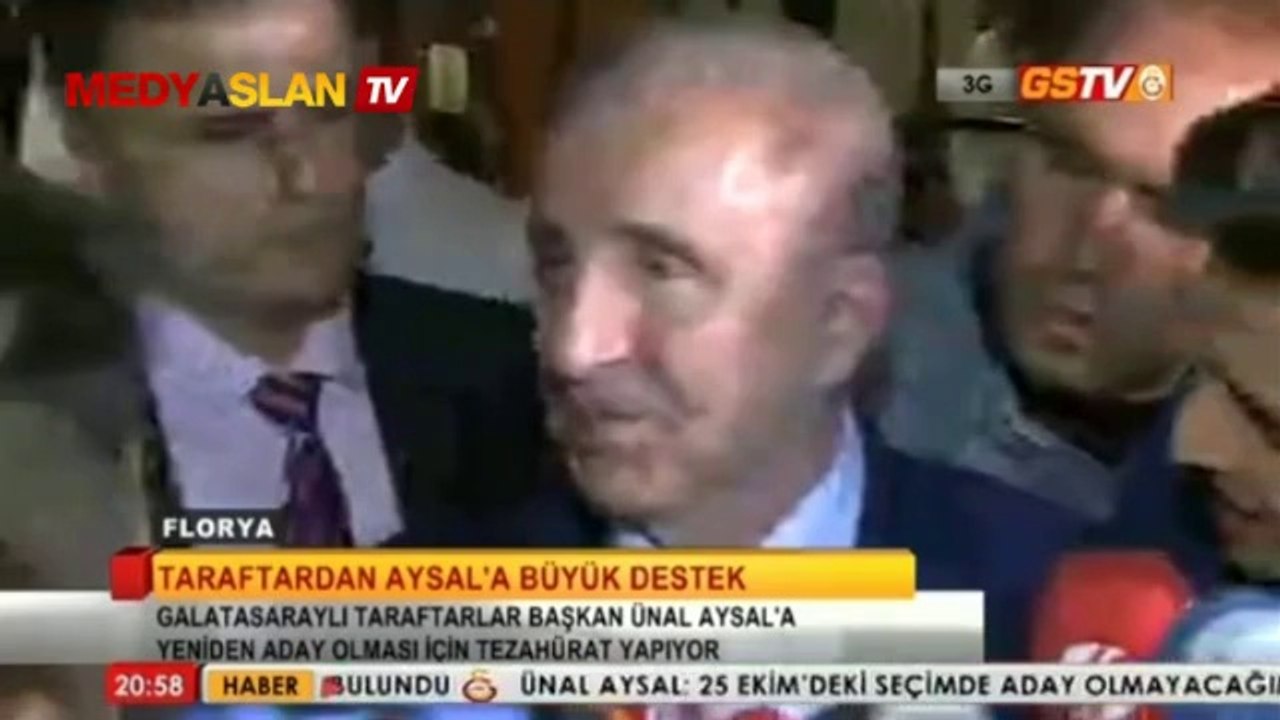 Taraftardan Ünal Aysal'a büyük destek!