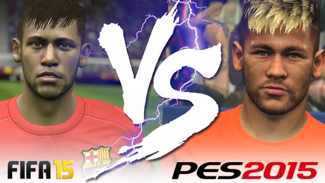 PES 2015 vs FIFA 15 : 11 joueurs stars comparées en vidéo maison