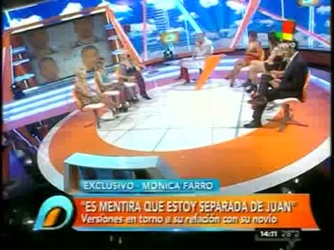 Pronto.com.ar Mónica Farro le pone el pecho a la infidelidad