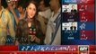 PTI Supporters chanting _Ek Chawal aadmi , Hashmi Hashmi_ outside polling station Multan