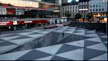 Illusion d'optique à Stockholm