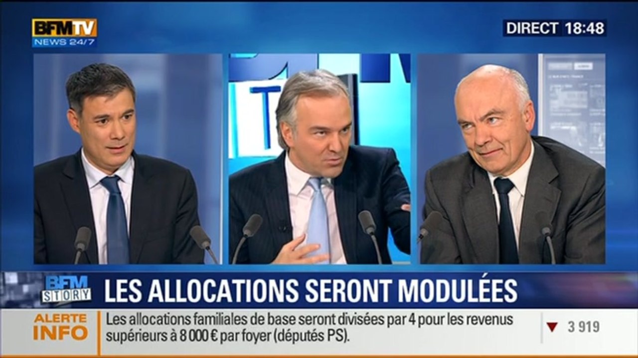 BFM Story: Allocations familiales modulées: est-ce une bonne idée ? – 16/10