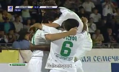 Les deux premiers buts d'Eto'o avec Anzhi !
