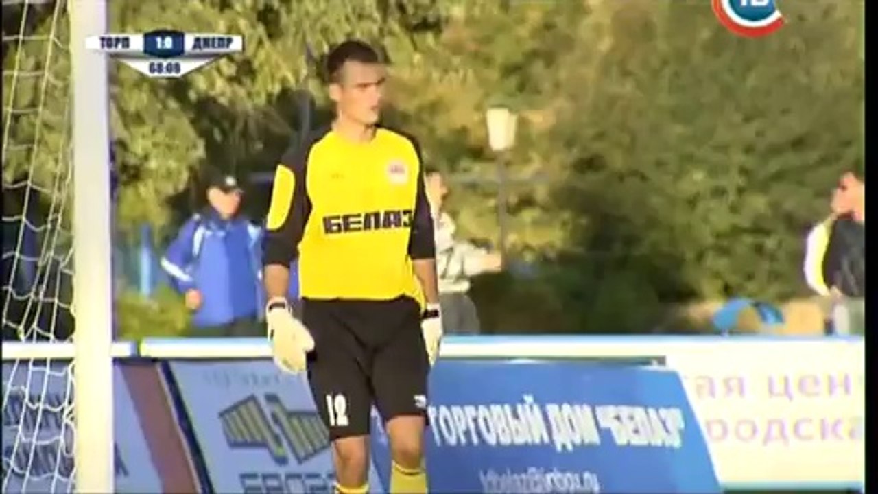 L'énorme gaffe d'un gardien de foot