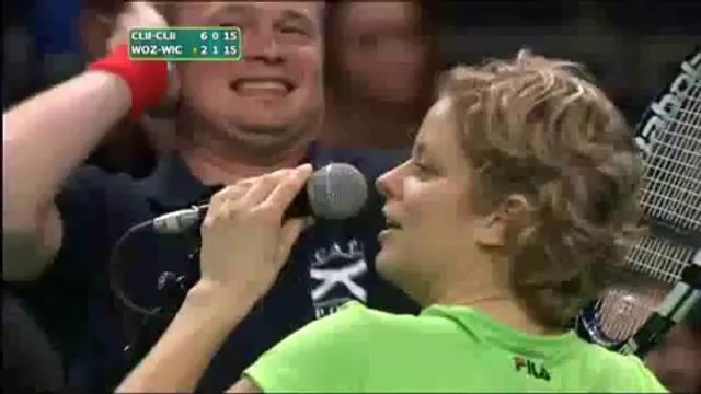 La mauvaise blague de Kim Clijsters à Wickmayer