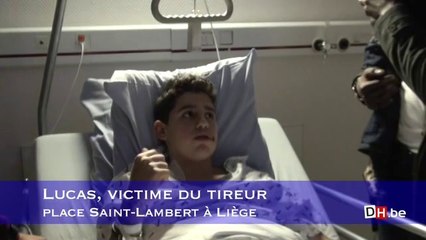 Lucas: 'J'ai reçu la grenade sur mon dos'