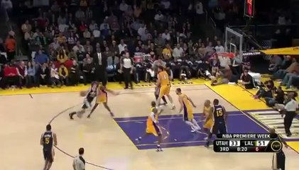 C'est dangereux de se trouver au premier rang lors d'un match de basket