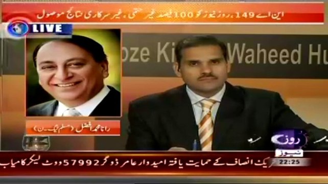 Khabar Roze Ki (Peoples Party Candidate On 3rd Postion In Multan Election) – 16th October 2014