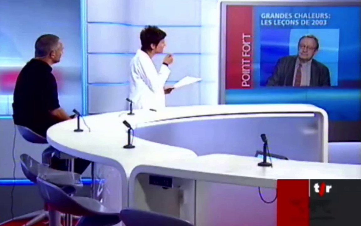 Interview du Pr Charles-Henri Rapin sur vieillissement et grandes chaleurs.