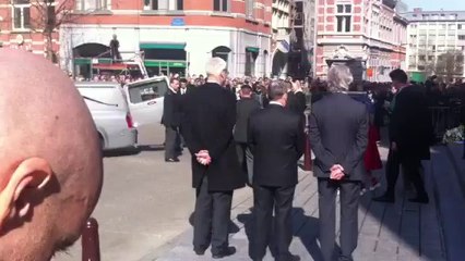 Sierre: La cérémonie dans l'église de Louvain