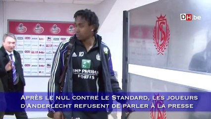 Les anderlechtois boycottent la presse après le match au Standard