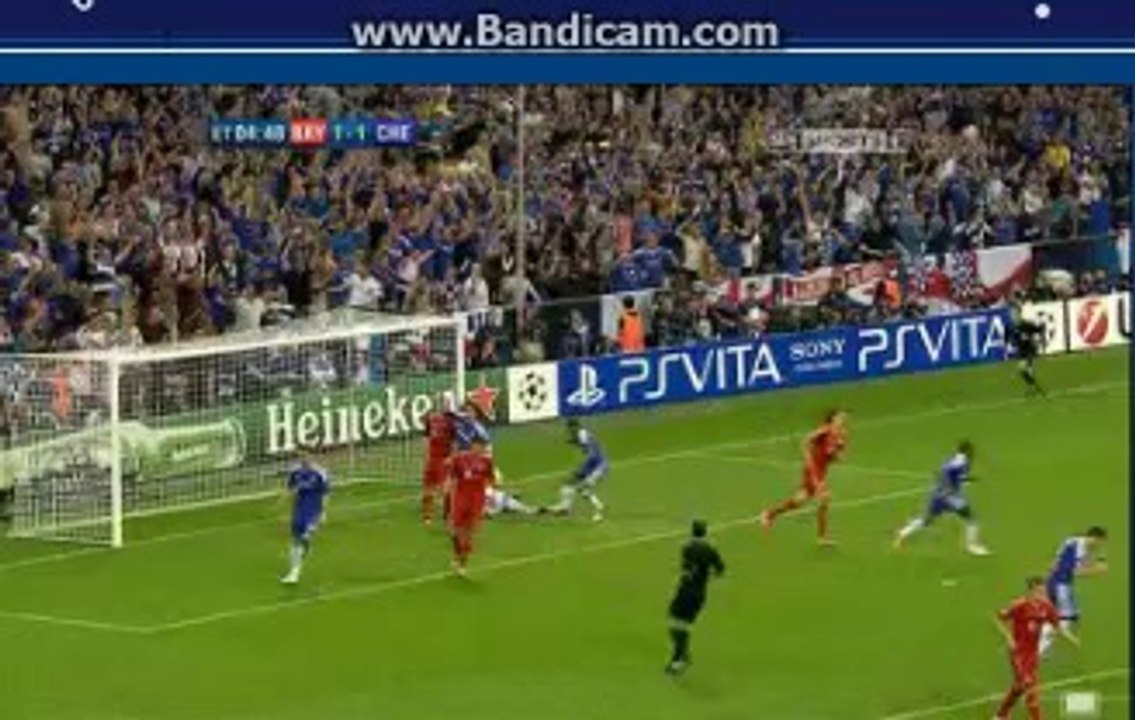 Le pénalty raté de Robben contre Chelsea