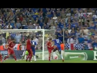 L'égalisation de Drogba contre le Bayern