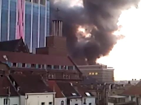 L'incendie du magasin H&M de la Rue Neuve