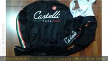 SIRACUSA, AVOLA   COMPLETO CICLISMO CASTELLI INVERNALE,NUOVO,TG.S E L EURO 60