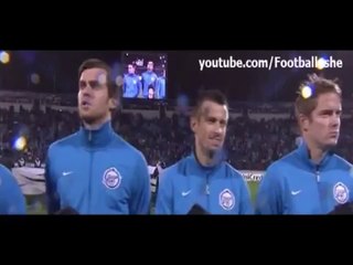 L'hymne de la CL foiré pendant Zénit - Anderlecht