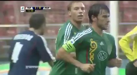 Legaer buteur avec le Terek Grozny contre Saransk