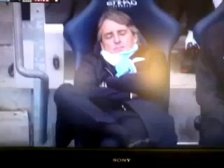 Coup de barre pour Roberto Mancini