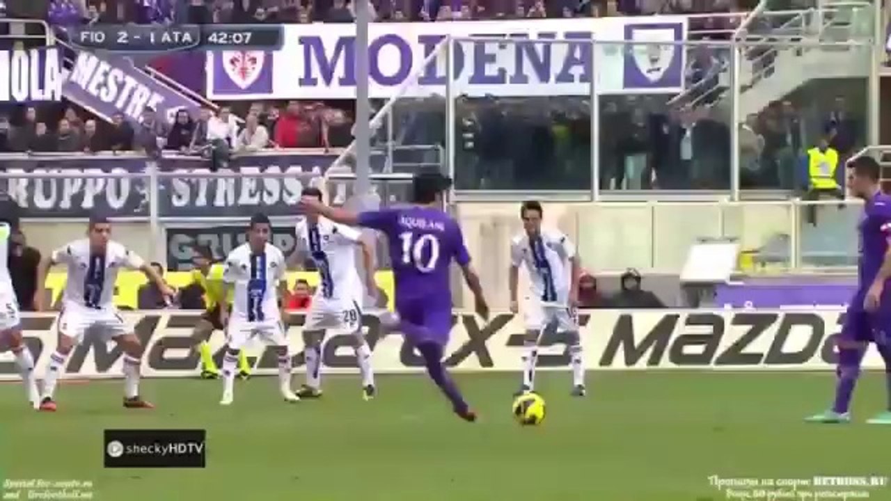 Le joli coup-franc d'Aquilani