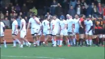 Enorme bagarre lors du match de rugby entre la Géorgie et la Belgique