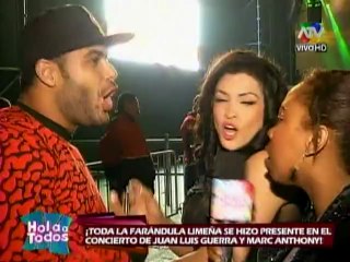 Personajes de la farándula asistieron al concierto 'Gigantes 2'