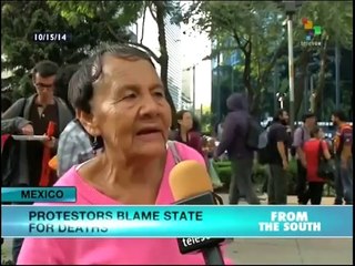 Thousands gather in Mexico City to demand return of students alive