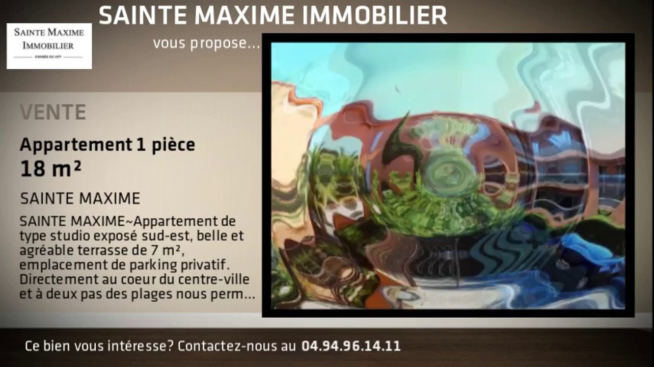 A vendre - APPARTEMENT - SAINTE MAXIME - 1 pièce - 18m²
