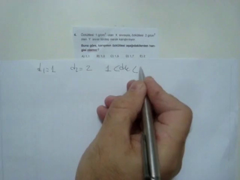 ÖZKÜTLE  TEST 4  SORU 4   VİDEO ÇÖZÜMÜ