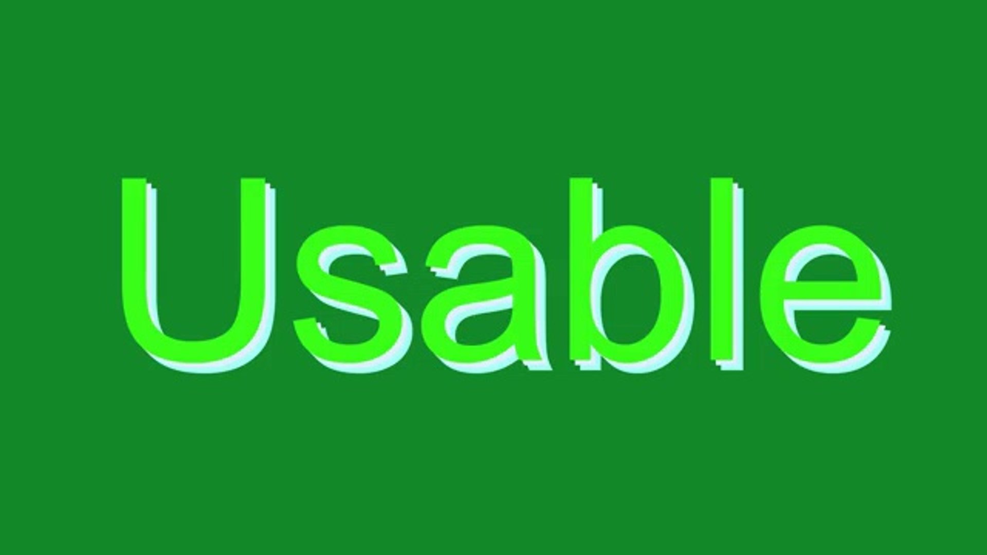 ⁣How to Pronounce Usable