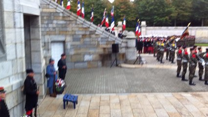 Cérémonie d'hommage aux Bretons morts lors la Grande Guerre