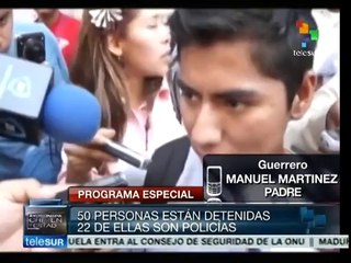 México: padres de Ayotzinapa agradecen el apoyo del mundo