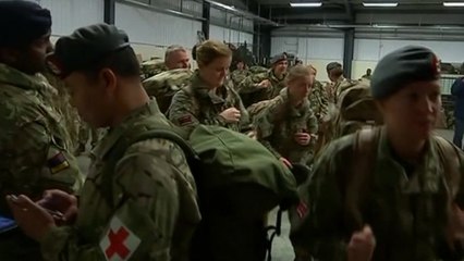 British Army medics pack their bags to deploy to West Africa